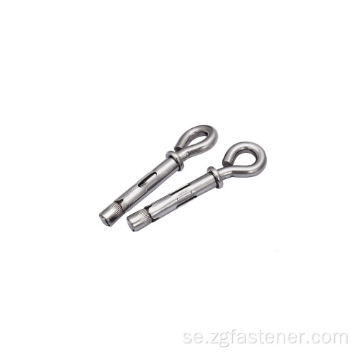 Rostfritt stål Eye Anchors Eye Bolt Sleeve Anchor